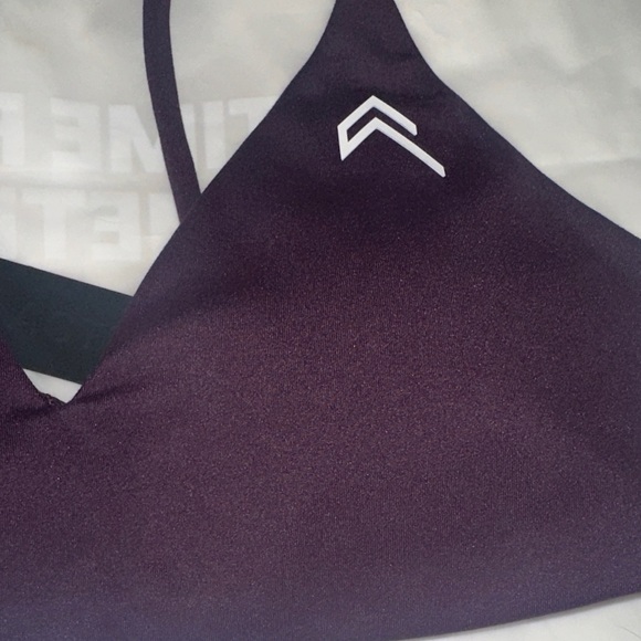 NWT- Oner Active Deep Purple Sports Bra - Picture 3 of 8